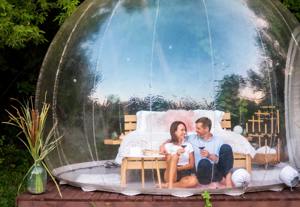 invisible bubble tent