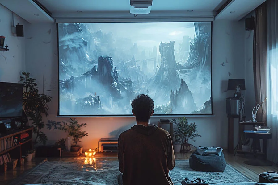 4k projector home theater