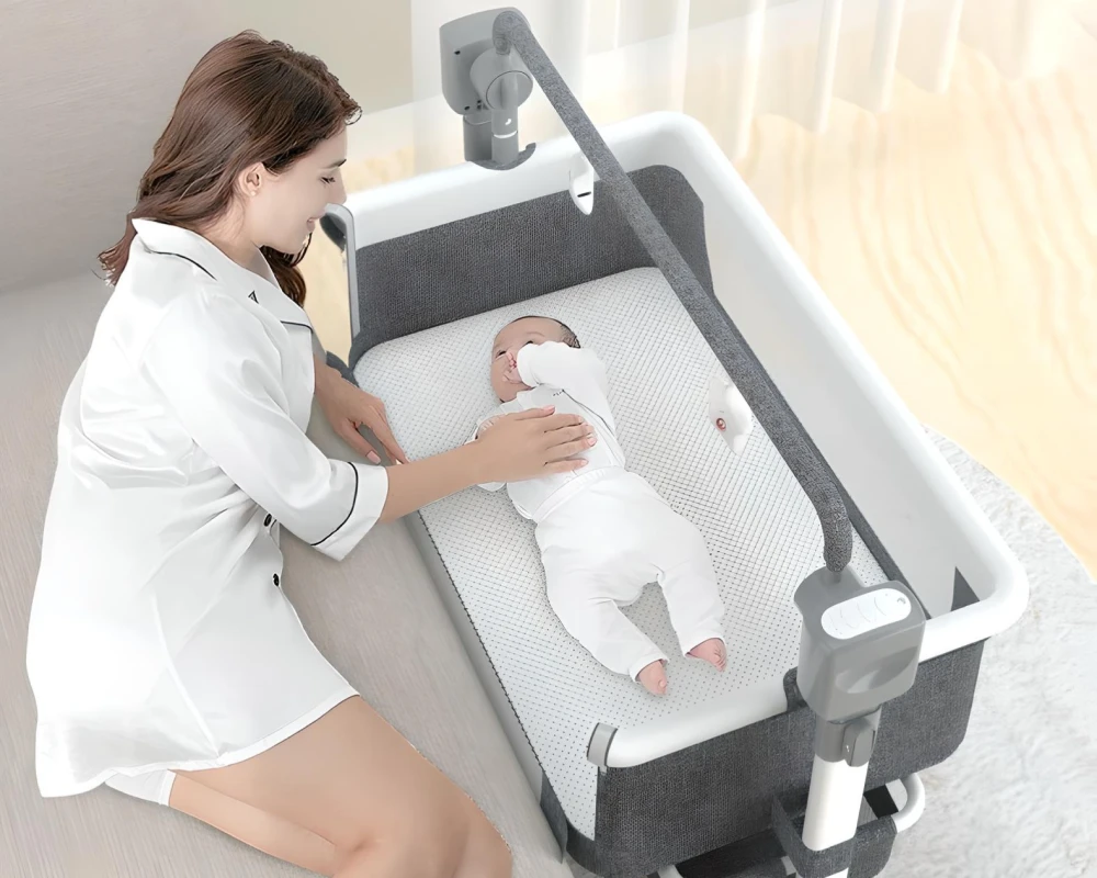 automatic rocking bassinet