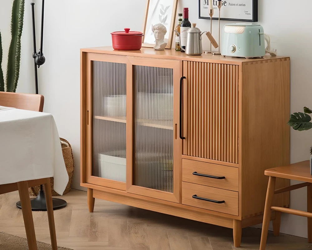 wooden buffet sideboard